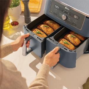 Ninja MAX 6in1 Dual Zone Air Fryer 95L Cyber Space DZ400UKCYD