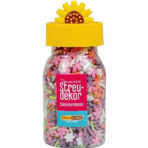 Streudekor Flower Time in der Sammlerdose 72g
