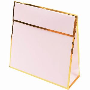 33 Rabatt auf rosa Paper Poetry Geschenktasche mit Klappe 17x17x6cm