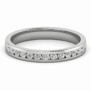 Enjoy 30 Discount on 18K White Gold MOH Diamond Wedding Rings 038 Ct