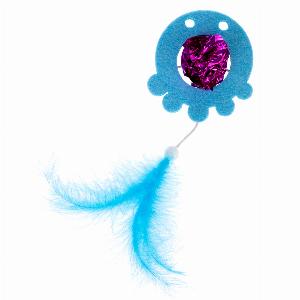 Profitez de 13 de réduction sur le jouet pieuvre à plume TIAKI pour chat