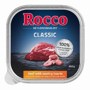 9x300g Rocco Classic bœuf et cœurs de volaille  Pâtée chien 15