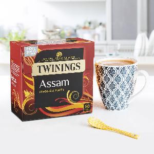 Twinings Assam Tea 80 Tea Bags All Natural Ingredients Strong Assam Black Tea Indian Tea Blend