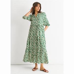 Green Long Sleeve Maxi Dress Now 3520 Previously 44  Save 20