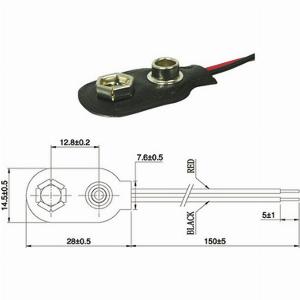46 Rabatt auf Batterieclip für 9VBlockbatterien sichern