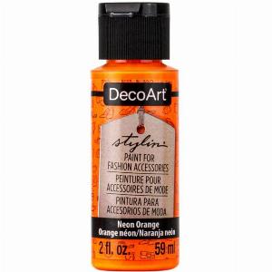 Get 30 Discount on DecoArt Neon Orange Stylin Paint