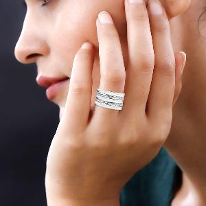 Royal Bali Kollektion Ring im StackingStil in 925 Silber