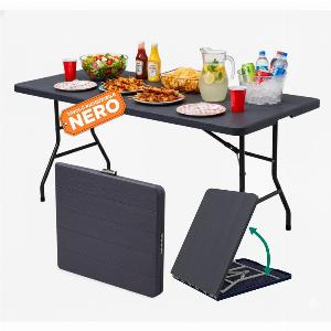 Avilia Home Sconto del 20% su tavolo pieghevole a valigetta effetto rattan