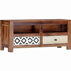 Meuble TV 90x30x40 cm Bois solide