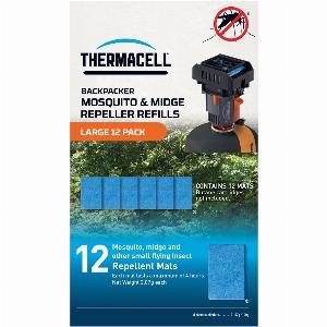 Thermacell Large Backpacker Mosquito  Midge Repeller Refills 12 Pack  Blue Blue