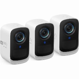 Caméras eufyCam S300 eufyCam 3C additionnelles pack de 3 Blanc