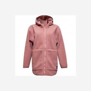 Colourwear Damen Oversized Fleecejacke dk rose