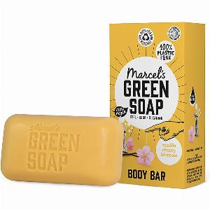 Marcels Green Soap Shower Bar Vanilla  Cherry Blossom