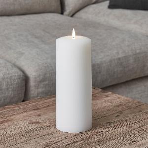 Bougie Cierge Blanche TruGlow à LED de 25cm