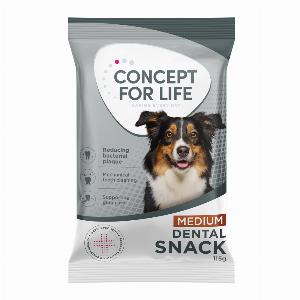 Concept for Life Dog Dental Snack  Medium  Set  4 x 115 g