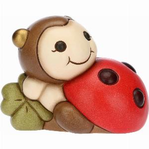 Coccinella con quadrifoglio media ora 3690  sconto 8