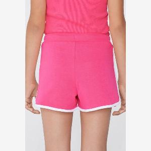Tezenis Short en Molleton de Coton Passepoilé Fille Fille Rose Taille 67