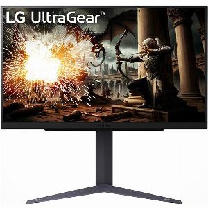 LG 27GS75QBAEK Ultragear 27 QHD IPS Monitor 200Hz Refresh Rate 1ms Response Time Height Adjustable Stand
