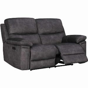 Enjoy 17 Off Grey TwoSeater Electric Reclining Sofa in Paris Style