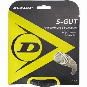 Dunlop SGut Cordage En Garniture 12m  Noir