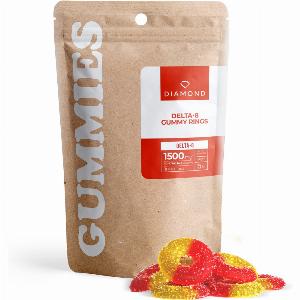 Delta 8 Gummy Rings 100mg  Diamond CBD Now 20 Save 60