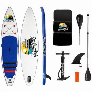 AQUALUST 116 Allround iSUP Board Set Stand Up Paddle Kajakpaddel Touring 350cm