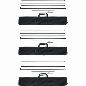 VEVOR FederfahnenmastSet 3erPack SwooperFahnenmast 5 m Schilderfahnenmasten für Geschäftswerbefahnen im Außenbereich mit Bodenpfählen und Tragetasche Flagge nicht im Lieferumfang enthalten