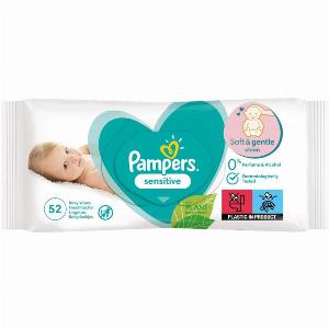 Pampers Sensitive Baby Wipes pack of 52 reduced from 329 to 229 30 discount