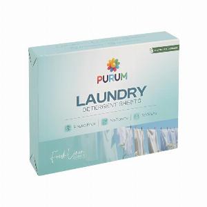Purum Scented EcoFriendly Laundry Detergent Sheets  64 Pack