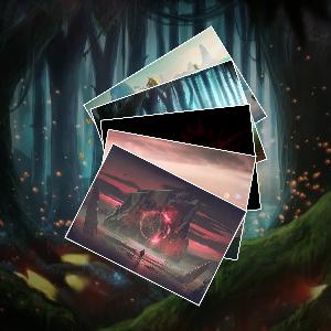 Kurt das Einhorn wider Willen 3 Bände  Postkartenset für 44
