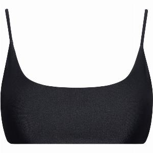 Malibu Bralette String Tie Bikini Top Black