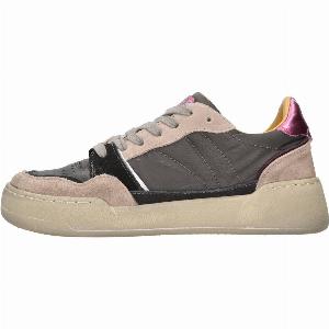Sneakers in pelle e camoscio