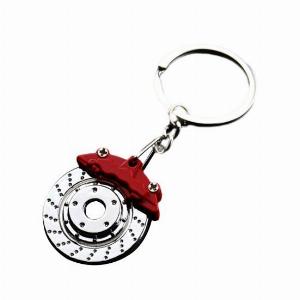 Mini Portable Antifall Metal Brake Disc Shock Absorber Shape Bag Pendant Jewelry Gift A