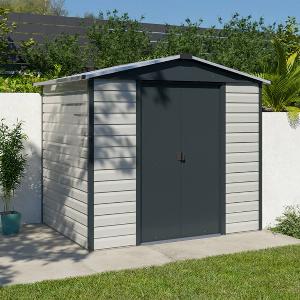 8x6 Yardmaster Shiplap Metal Shed Anthracite Finish 10 off 40999 now 36999
