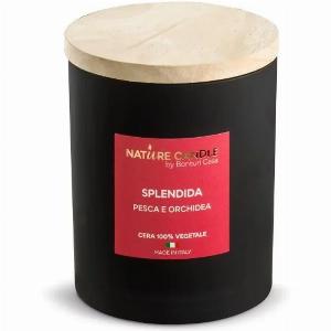 30 di sconto Candela profumata naturale Pesca e Orchidea 200 gr