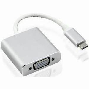 Nilox USB TypeC  VGA MF adattatore grafico USB Argento