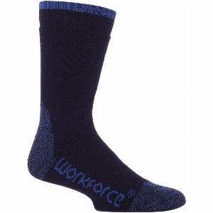 1 Pair Blue Steel Safety Socks Mens 711 Mens  Workforce