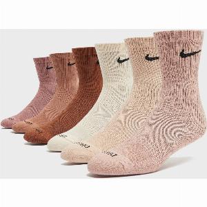 Nike Everyday Plus Lot de 6 paires de Chaussettes Brown