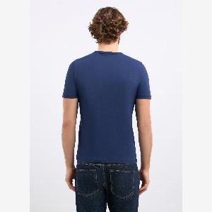 Upim Tshirt A Girocollo In Puro Cotone Uomo Blu Taglia S