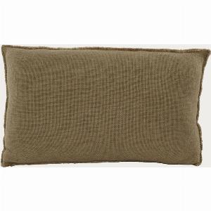 Coussin verte Lisse