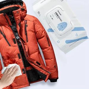 Enjoy 33 Discount Family Pack of Down Jacket Cleaning Wipes 12 Pieces
