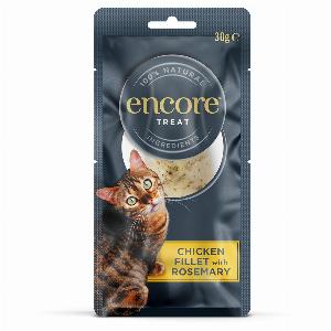 30g File de pui cu rozmarin Cat Treat Encore Snackuri pisici