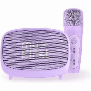 myFirst Voice 2 Tragbares Interaktives Mikrofon  WirelessLautsprecher Lila