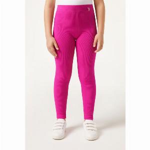 Calzedonia Legging côtelé fille Fille Rose Taille 34 A