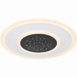 Gisell Round Dimmable LED Semi Flush Ceiling Light  White Matt Now 5395