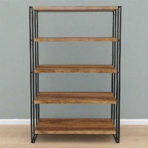 Enjoy a 14 Discount on the 5Shelf Brooklyn Tall Shelving Unit in BlackBrown