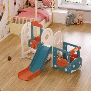 3in1 Kids Toddler Swing and Slide Set Climber Playset