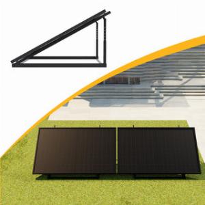 Powerness Aufständerung Solarmodul Halterung Balkonkraftwerk für Garten  Flachdach  2 Sets für 2 Solarpaneel  Standardversand Versandkosten werden bei der Kasse berechnet