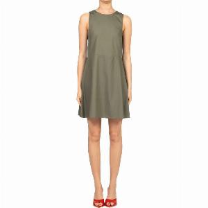 Abito corto in cotone verde militare ora a 4480  con 20 di sconto