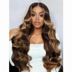 Get 8 Discount on UNice 13x4 Lace Frontal Brown  Honey Blonde Wig